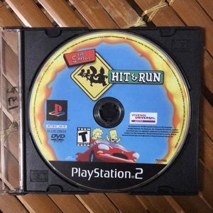 Playstation 2 video game “ hit and run” Simpsons